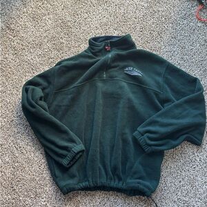 Bass Pro Shops Deep Green Zip-Up Sweater